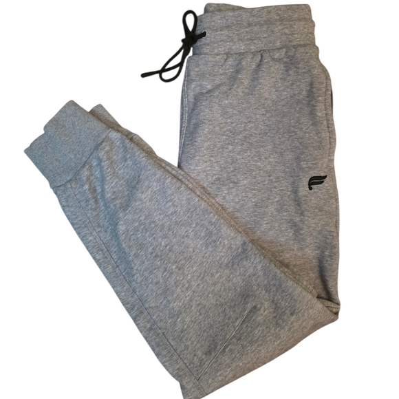 Fabletics Gray Joggers Unisex Small Athletic Sweatpants Lounge Athleisure - Picture 2 of 8